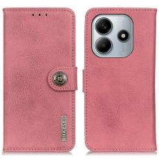 KHAZNEH KHAZNEH Xiaomi Redmi Note 14 4G Fodral L&auml;der Rosa