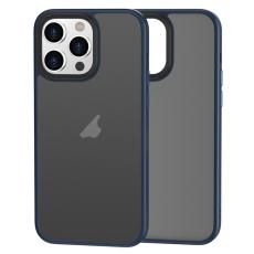  iPhone 15 Pro Skal Premium Hybrid Shield M&ouml;rk Bl&aring;