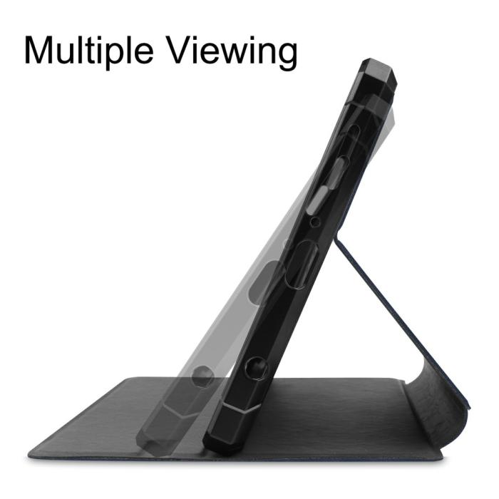 Bild 2,  Samsung Galaxy Tab A7 Lite 8.7 - Shockproof Case Stand Fodral - Mörk Blå