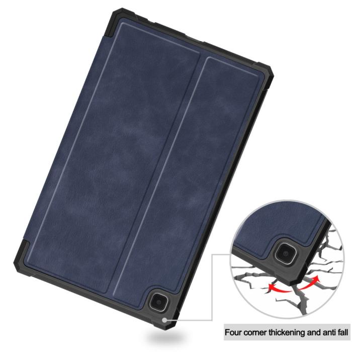 Bild 5,  Samsung Galaxy Tab A7 Lite 8.7 - Shockproof Case Stand Fodral - Mörk Blå