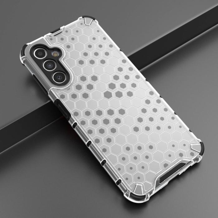 Bild 5,  Galaxy A14 4G/5G Skal Shockproof Honeycomb Textur Grå
