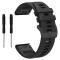  Garmin Fenix 22 mm Armband Quick Release Silikon Svart