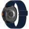  Galaxy Watch 8 46/44/40 mm Armband Justerbart Nylon Mörk Blå