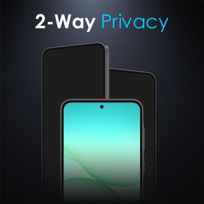 Bild 3, NORTHJO NORTHJO Samsung Galaxy A57 5G 2-PACK Skärmskydd Privacy