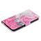  Samsung Galaxy S25 FE Fodral Med Tryck Rosa Marmor