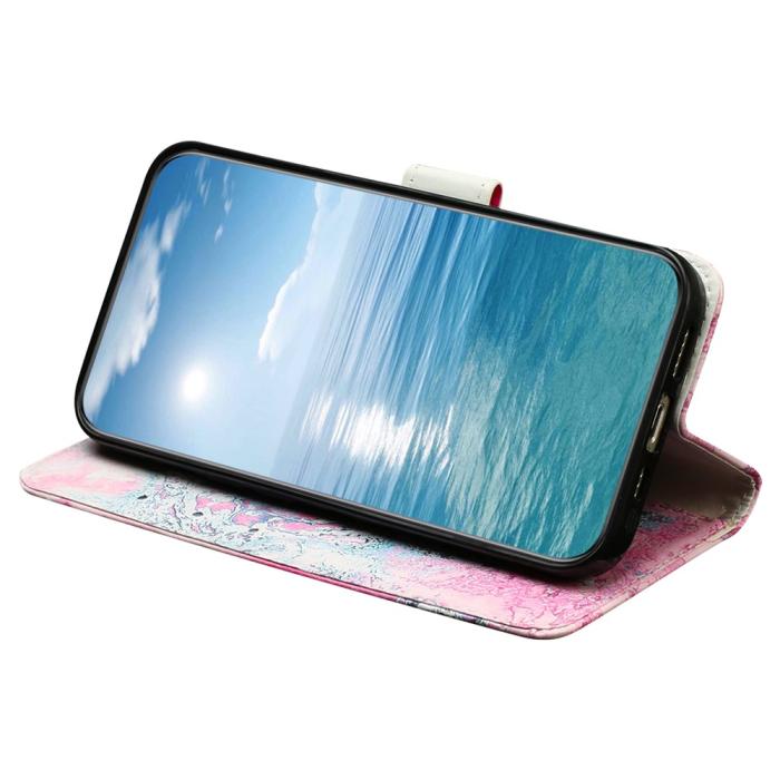 Bild 3,  Samsung Galaxy S25 FE Fodral Med Tryck Rosa Marmor