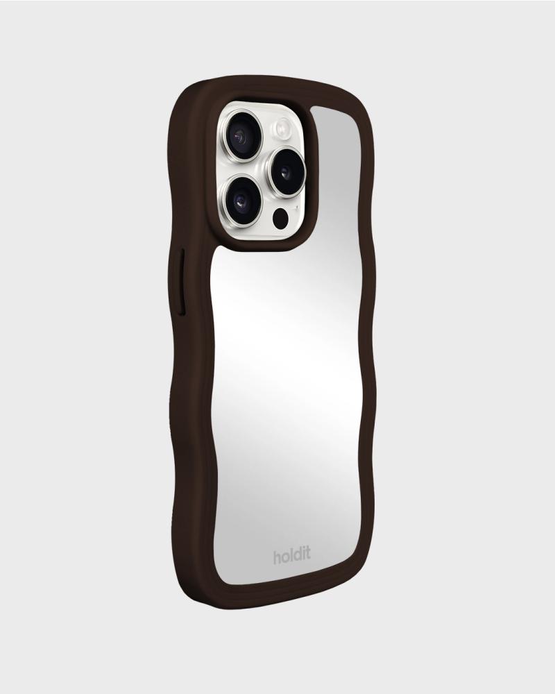 holdit holdit iPhone 14 Pro Max Skal Wavy Chocolate/Mirro