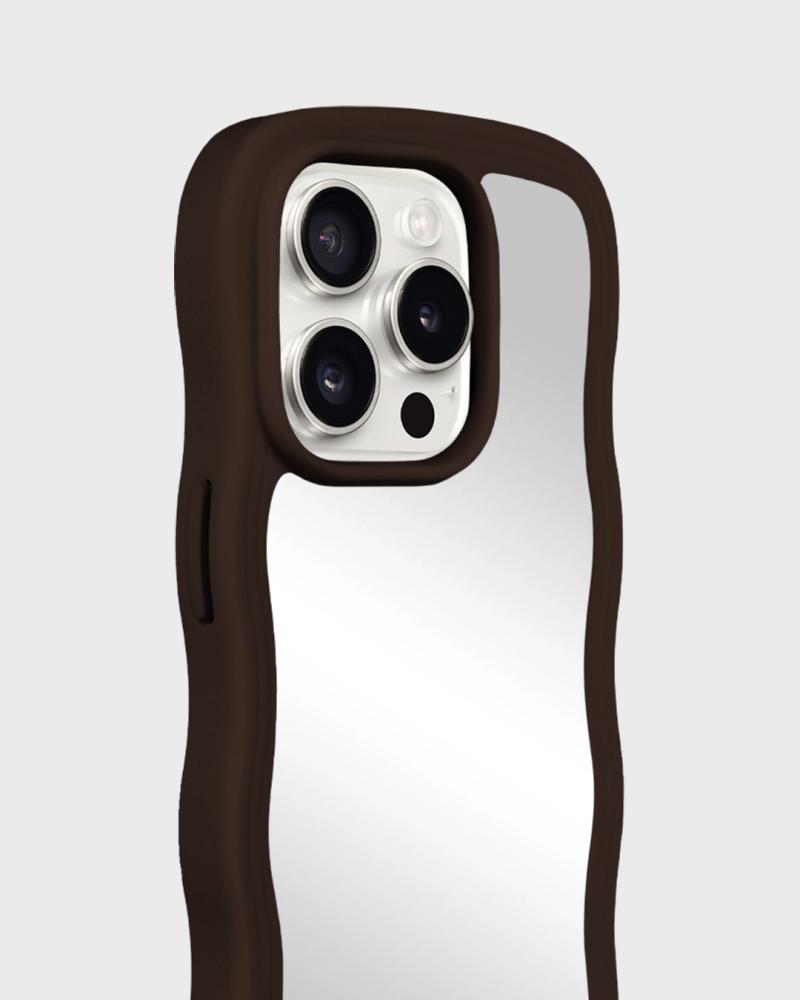 holdit holdit iPhone 14 Pro Max Skal Wavy Chocolate/Mirro
