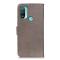 KHAZNEH KHAZNEH Motorola Moto E20 / E40 Fodral Läder Khaki