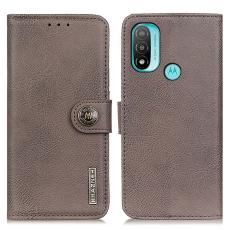 KHAZNEH KHAZNEH Motorola Moto E20 / E40 Fodral L&auml;der Khaki