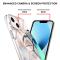  iPhone 14 Skal Marmor TPU Krona