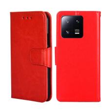  Xiaomi 13 Pro 5G Fodral Solid L&auml;der R&ouml;d