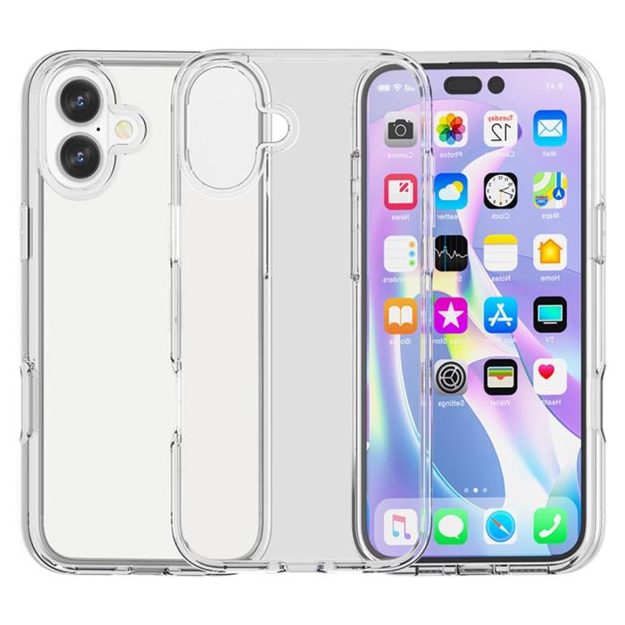 Bild 2,  iPhone 17 Skal Shockproof Hybrid Transparent