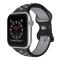 ColorPop Sportarmband Dual-Color Apple Watch 42/41/40/38 mm (S/M) Svart/Grå