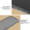 IMAK IMAK Samsung Galaxy S24 FE Skal TPU Shockproof Tonad Svart