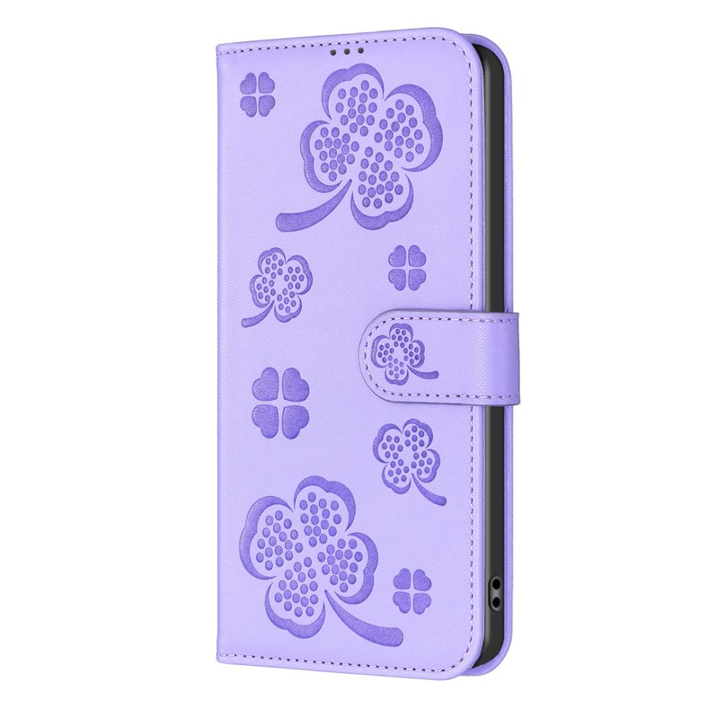  iPhone 17 Pro Max Fodral Med Blommigt Tryck Lila