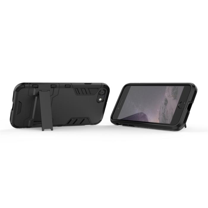Bild 4,  iPhone 7/8/SE Skal Hybrid Armor Kickstand Svart