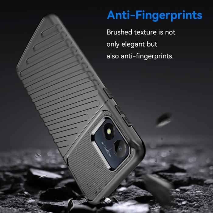 Bild 2,  Motorola Moto E13 Skal Twill Textur Svart