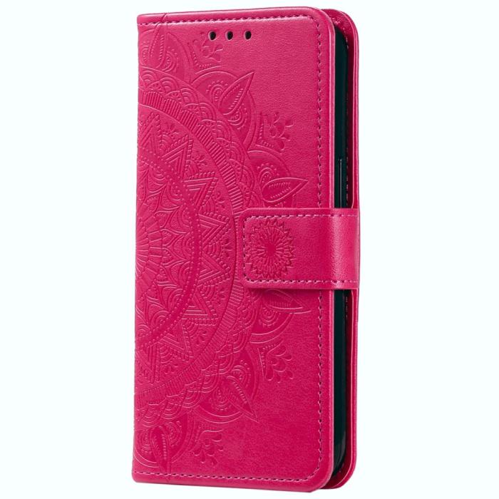 Bild 5,  Xiaomi Redmi Note 14 5G Fodral Mandala Läder Rosa