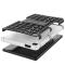  Samsung Galaxy Tab A7 Lite 8.7 - Rugged Kickstand Armor Skal - Vit