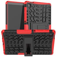  Samsung Galaxy Tab A7 Lite 8.7 - Rugged Kickstand Armor Skal - R&ouml;d
