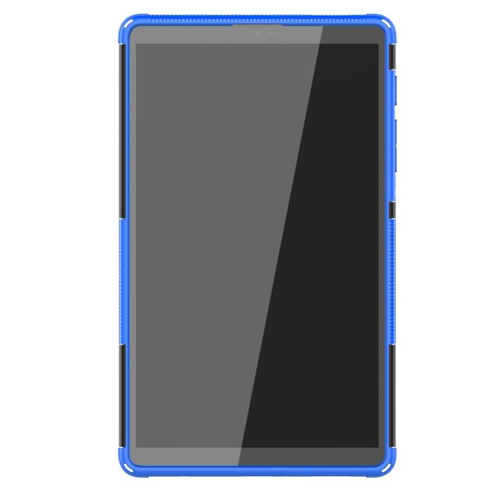 Bild 2,  Samsung Galaxy Tab A7 Lite 8.7 - Rugged Kickstand Armor Skal - Blå