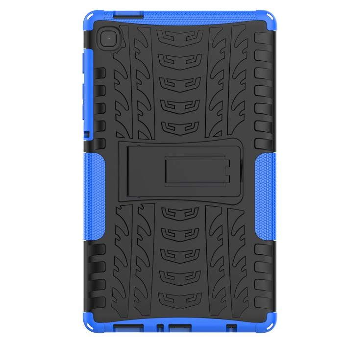 Bild 3,  Samsung Galaxy Tab A7 Lite 8.7 - Rugged Kickstand Armor Skal - Blå