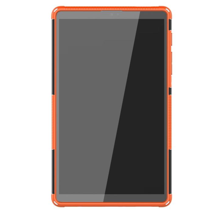 Bild 2,  Samsung Galaxy Tab A7 Lite 8.7 - Rugged Kickstand Armor Skal - Orange