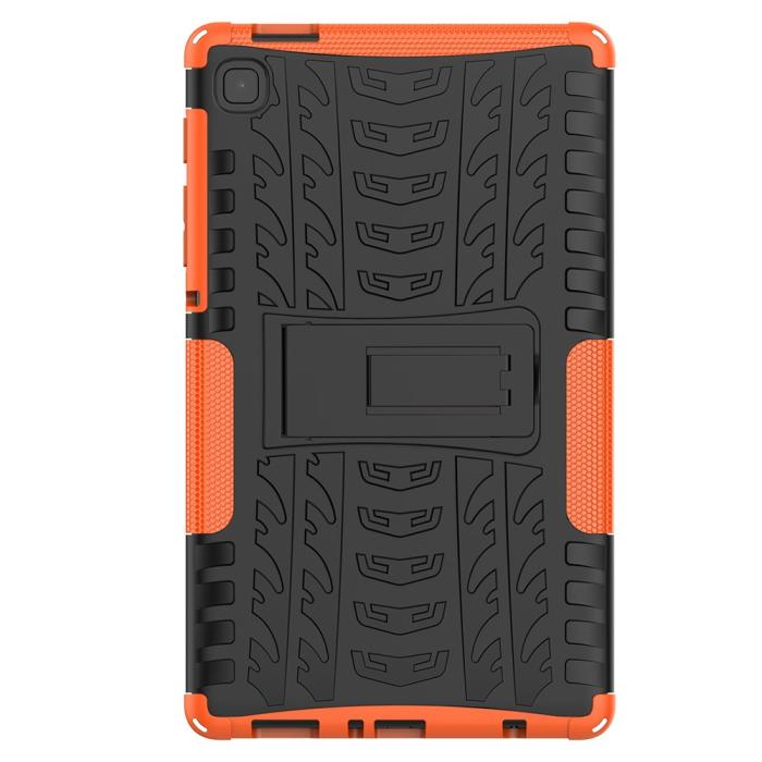 Bild 3,  Samsung Galaxy Tab A7 Lite 8.7 - Rugged Kickstand Armor Skal - Orange