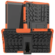  Samsung Galaxy Tab A7 Lite 8.7 - Rugged Kickstand Armor Skal - Orange