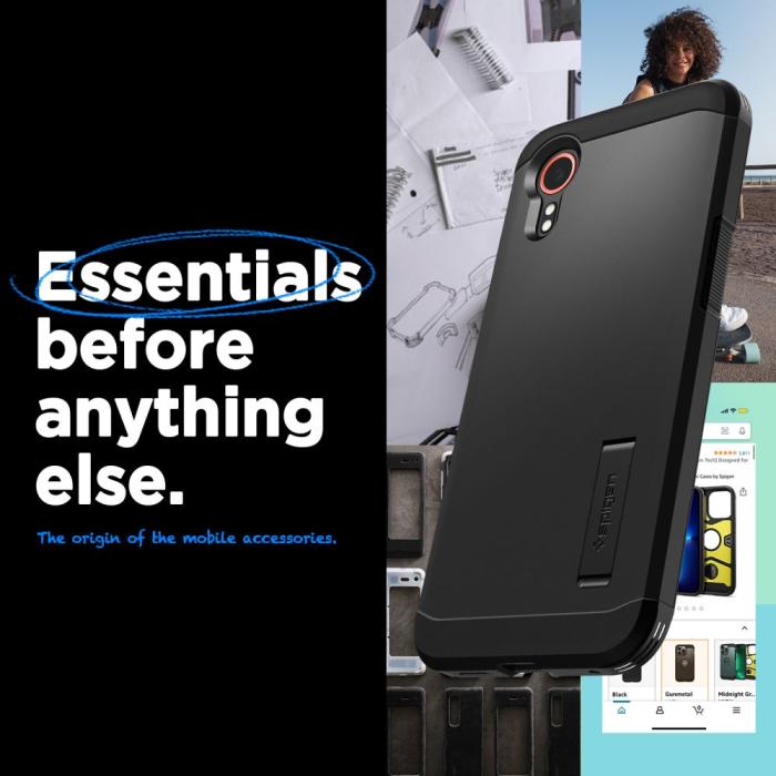 Bild 6, Spigen Spigen Galaxy Xcover 7 Pro Skal Tough Armor Svart