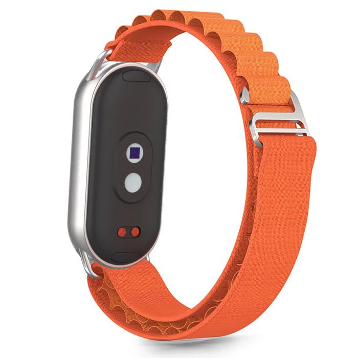 Bild 2, Tech-Protect Tech-Protect Xiaomi Smart Band 10/9/8 Armband Nylon Pro Orange