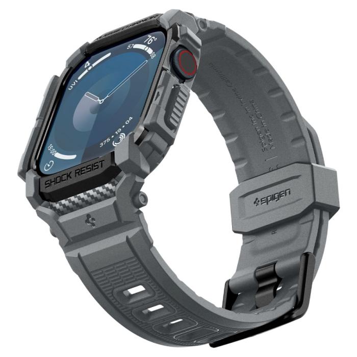 Bild 6, Spigen Spigen Apple Watch 11/10 46 mm Skal Rugged Armor 'Pro'