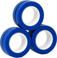  Magnetikska Fidget Rings - Bl&aring;