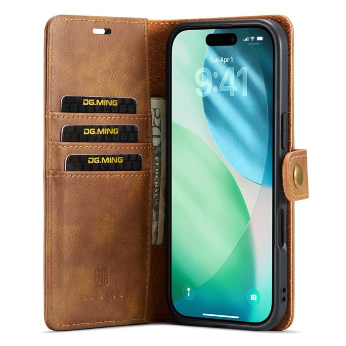 Bild 3, DG.MING DG.MING iPhone Air 2in1 Magnet Fodral / Skal Brun