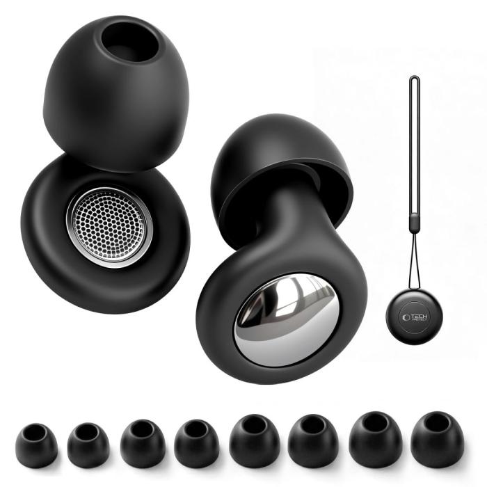 Bild 2, Tech-Protect Tech-Protect Öronproppar QuietFit Svart