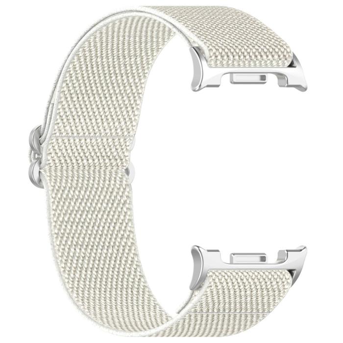 Bild 2,  Galaxy Watch 8 46/44/40 mm Armband Justerbart Nylon Beige
