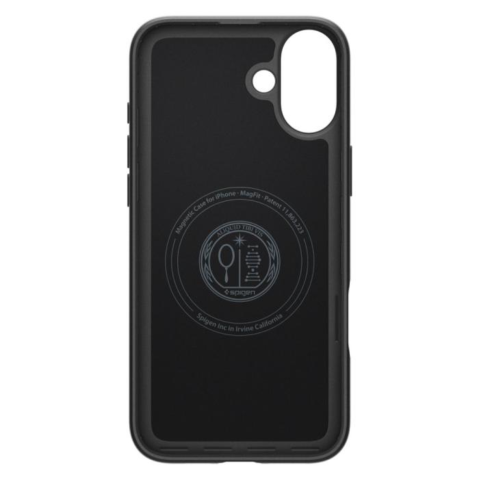Bild 4, Spigen Spigen iPhone 16 Plus Skal MagSafe Mag Thin Fit Svart