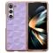  Galaxy Z Fold 6 Skal Läder Lila