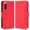  Sony Xperia 10 IV Fodral Avtagbart Kortfodral Röd