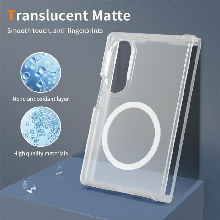 Bild 4,  Samsung Galaxy Z Fold 8 Skal MagSafe TPU Transparent