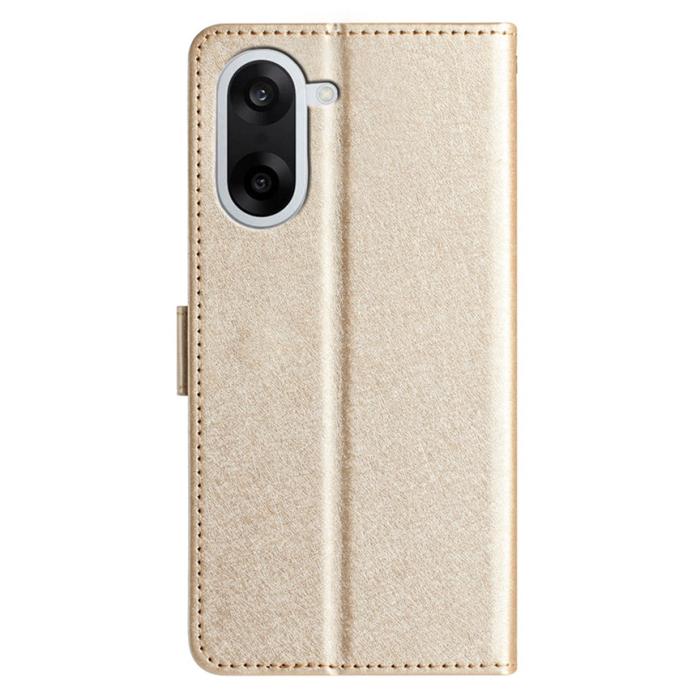 Bild 2,  OnePlus Nord CE5 Fodral Läder Guld