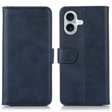  iPhone 17 Fodral L&auml;der Bl&aring;