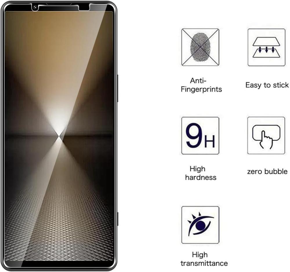  2-Pack Sony Xperia 1 VI Skärmskydd Härdat Glas