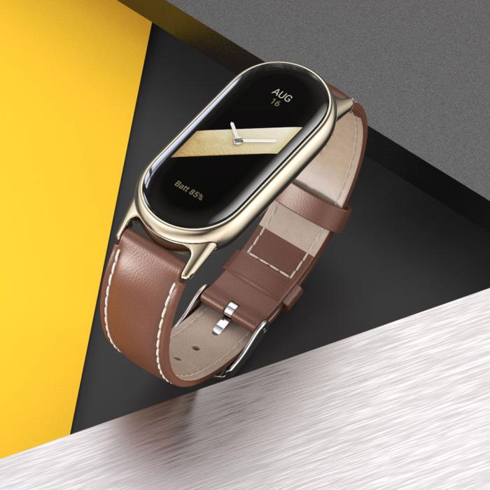 Bild 3, Tech-Protect Tech-Protect Xiaomi Smart Band 10/9/8 Armband LeatherFit