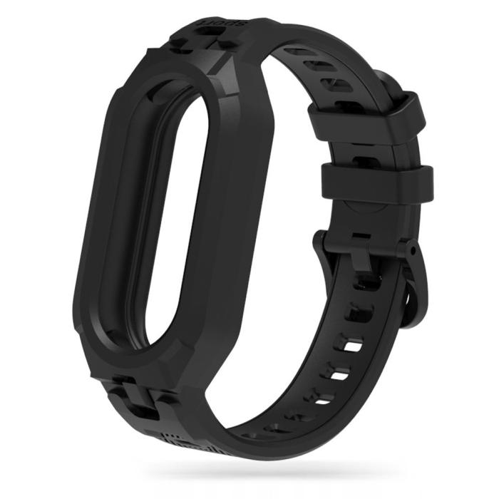 Bild 2, Tech-Protect Tech-Protect Xiaomi Smart Band 10/9/8 Armband Armour Svart