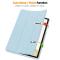  Samsung Galaxy Tab S9 Plus Fodral Tri-Fold Pennhållare Blå