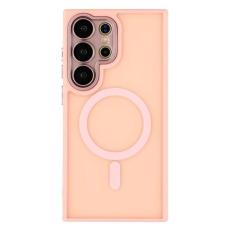 WANLONFENG WANLONFENG Galaxy S26 Ultra Skal MagSafe Shockproof Rosa