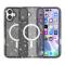 iPhone 17 Skal MagSafe Hybrid Glitter Svart