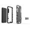  iPhone 7/8/SE Skal Hybrid Armor Kickstand Röd